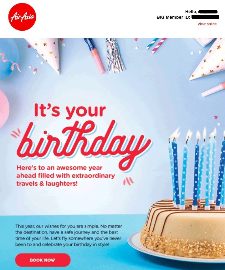 Birthday - AirAsia